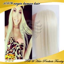 Fashinable Vigin Human Hair Blonde Hair For White Women 60#